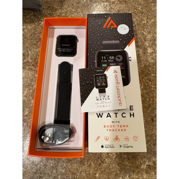 Brand new sealed life watch smart watch with body temperature tracker unisex - Picture 6 of 6